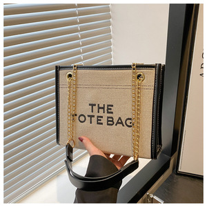 Nouveau <span class=keywords><strong>Sac</strong></span> Bandoulière en Jean 2026 - <span class=keywords><strong>Sac</strong></span> à l'Épaule Tendance <span class=keywords><strong>avec</strong></span> Lettres Brodées et Chaîne - Product Image 5