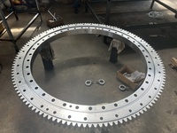 Roulement de plateau tournant à double rangée de billes pour compacteur de bulldozer EX60