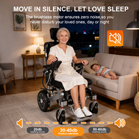 Fauteuil roulant électrique robuste avec grandes roues arrière 60183-L925