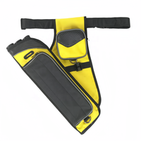 Les carquois de cible de tir à l'arc avec 3 tubes en plastique et ceinture réglable pour les flèches, RH et LH sont disponibles