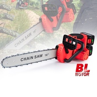 Scie à chaîne électrique sans fil ONEVAN 7980W 16 pouces, moteur sans balais 30000 tr/min pour batterie 18V, outil d'élagage de jardin