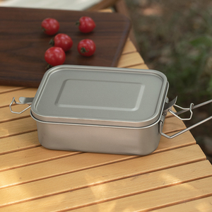 Lonchera Portátil de Titanio Puro para Acampar, Hacer Picnic y Viajar al Aire Libre, Utensilios de Cocina y Lonchera en Uno - Product Image 5