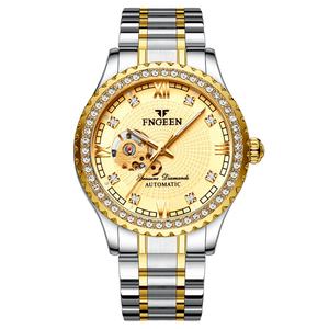 Reloj de Pulsera para Hombre, Diseño Deportivo de Lujo, Bisel de Cristal, Movimiento Mecánico Automático, Diseño Hueco, OEM ODM - Product Image 1