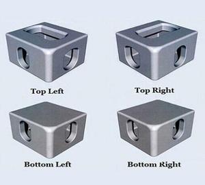 Ổ cắm nhà máy scw480 đánh bóng container góc phù hợp 178x162x118mm 2BR + 2tr + 2tl + 2bl Bộ - Product Image 2