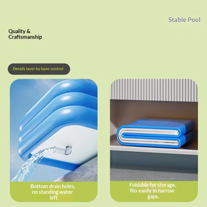 <span class=keywords><strong>Piscina</strong></span> Inflable Rectangular Ecológica y Reforzada para Niños, Bebés y Familias, Uso Interior y Exterior - Product Image 3