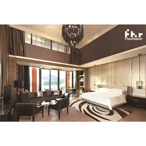 5 स्टार लक्जरी बेडरूम के लिए आधुनिक डिजाइन होटल फर्नीचर सेट