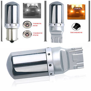 Bombillas LED ámbar Canbus T20 7440 W21W 3014 144smd, luz de freno de señal de giro - Product Image 4