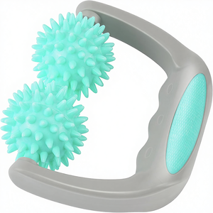 Roller Pijat Berduri Coolife Fascia Release dengan Fungsi Musik untuk Pijat Jaringan Dalam Selulit, 2 Bola Tekanan Titik Pijat - Product Image 1