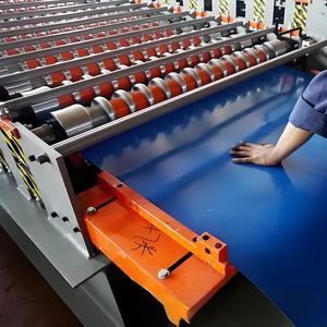 AVITA Kunden spezifische Stahlfliesen-Welldach-Aluminiumplatten-Walzen form maschine Glasierte Fliesen maschinen Fliesen herstellungs maschinen - Product Image 1