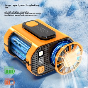 2025 Cắm Trại Ngoài Trời Quạt treo eo di động mạnh mẽ với thời lượng pin dài làm mát mô hình sạc mới làm bằng nhựa bền - Product Image 3