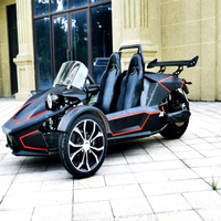 Caiteng 350cc Essence 2 places Mini Jeep Kart Dune Buggy Moto à trois roues Transmission automatique Métal+Plastique Haute vitesse