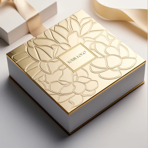 Tái Chế Sang Trọng Hộp Các Tông Sô Cô La Bao Bì Hộp Quà Tặng Đóng Cửa Từ Bao Bì Hộp Với Giấy Chèn - Product Image 1