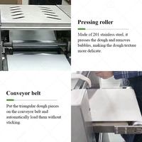 Le croissant électrique automatique formant le roulement font la petite mini machine à la maison pour De Croissant