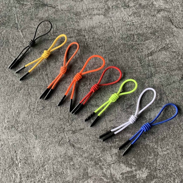 Colorful Elastic Durable ABS Plastic Non-lock Replacement Zipper Puller for Fashion Style