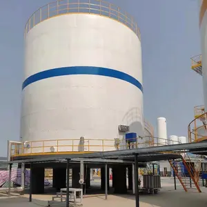 LNG depolama tankı dikey düz alt 5000m3 LNG tankı ile en iyi fiyat