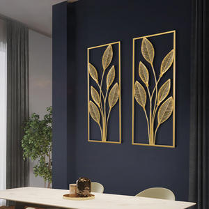 Decorazione della parete Display Hall Oro <span class=keywords><strong>Casa</strong></span> In Ferro Battuto Interni Camera Da Letto E Soggiorno Telaio Attaccatura Del Fiore del Metallo Della Parete Della <span class=keywords><strong>Casa</strong></span> di <span class=keywords><strong>Arte</strong></span> decor - Product Image 3