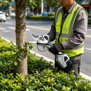 Forbici da Potatura Ergonomiche Ricaricabili Senza Fili, Sottili e Compatte, a <span class=keywords><strong>Batteria</strong></span> <span class=keywords><strong>con</strong></span> Protezione per le Dita per la Raccolta delle Uve - Product Image 2
