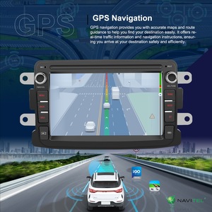Autoradio Android per Renault <span class=keywords><strong>Dacia</strong></span> 2012-<span class=keywords><strong>2017</strong></span>, Schermo Touch IPS 7'', Carplay Wireless, GPS, Navigazione, Bluetooth, Audio MP5 - Product Image 4