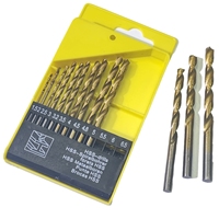 Set bor tangan listrik, bor tangan listrik HSS Set kerja minuman HSS mata obeng dinding keramik marmer Punching-001 13 buah