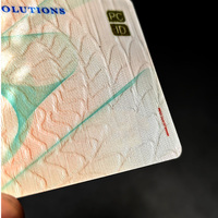 Tarjeta de PVC Personalizada Anti-Falsificación con Película Holográfica Laminada, Tarjetas con Holograma Impermeables
