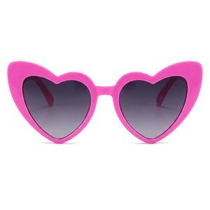 Wholesale VANTUR Pink White Black <b>Heart</b> Shaped Acrylic Waterproof Portable <b>Sunglasses</b> Senior Vintage Bridal Wedding Party - Product Image 1