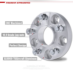 מתאמים מרווחי גלגל 2 "6 lug 6x5.5 מתאים עבור טוטנדר בלזר פרברית עם 14x1.5 חתיכים - Product Image 3