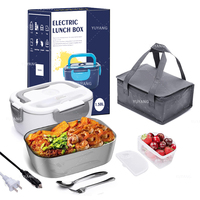 Lonchera Eléctrica Térmica de Acero Inoxidable a Precio de Fábrica, para Auto, Oficina, Escuela, Múltiples Opciones