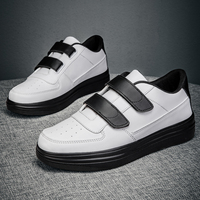 Chaussures décontractées pour hommes en cuir PU, style marche, avec logo personnalisé, vente en gros, dropshipping, Zapatillas Casuales Hombre