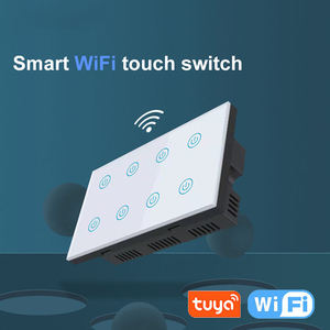 SMARSECUR New Smart UK 8Gang Touch <b>Remote</b> Control <b>Switch</b> 8 Gang Tuya WIFI <b>Remote</b> <b>Switch</b> - Product Image 6
