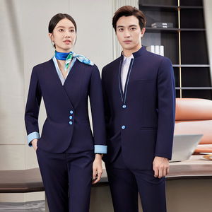 <b>Hotel</b> <b>Uniform</b> Suits For Men And Women Long Sleeve Professional Attire For <b>Hotel</b> Lobby <b>Managers</b> Winter 2025 - Product Image 1