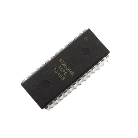 AT28C64-15PU AT28C64-15PC Inline DIP-28 Microcontroller Memory Chip