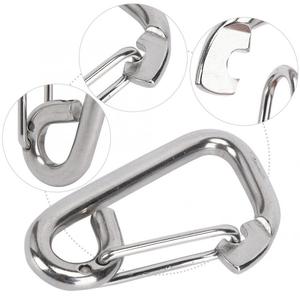 Mousqueton en acier inoxydable Eda M6M8M10M12M14M16M18M20M22, crochet d'escalade à usage général - Product Image 2