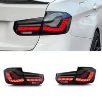 Luz Trasera LED para Automóvil BMW Serie 3 F30 F31 F35, Modificación y Actualización, Modelo Escama de Dragón, Luces Traseras con Intermitentes Fluidos