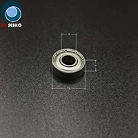Bearing Mini ABEC7 ABEC9 695ZZ High RPM 5x13x4mm untuk Motor Fidget Spinner, Mobil RC, Drone, Bearing Rotary Kecil