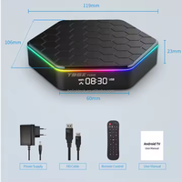 Caja de TV inteligente 4K con logotipo personalizado OEM gratis Allwinner H618 6K WIFI 6 Android 12 2,4 GHz/5G decodificador T95Z Plus