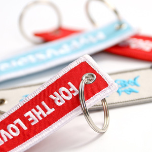 Top bán thêu Keychain/máy bay phản lực thẻ tùy chỉnh xe Keychain tùy chỉnh Key <span class=keywords><strong>tag</strong></span> Anime keytags chuyến bay <span class=keywords><strong>tag</strong></span> thêu móc chìa khóa - Product Image 2