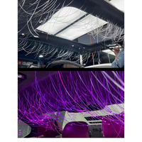 Kit de plafonnier étoile de toit de voiture 16W RGBW Twinkle Lampe d'ambiance intérieure à fibre optique vito w447 lumière de toit intérieur ciel étoilé
