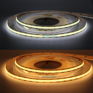 Bicolor CCT COB Bande LED Barre Lumineuse 24V 12V Flexible FOB COB Bande Blanc Chaud 2700-6500K Couleur Dimmable RF Gradateur Cuivre Lampe - Product Image 1