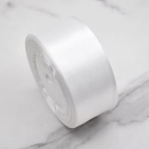 High Quality Glossy 5cm Single <b>Face</b> Satin Ribbon for Cake Box & Bakery Gift Wrapping 25 Yards/Roll - Product Image 3