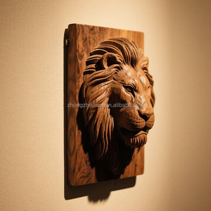 Escultura de Resina de Jesús y María, Adorno Navideño Ecológico para Colgar en la Pared, Caja de Madera para Guardar Llaves, Adorno Decorativo - Product Image 2