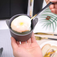 Friteuse à air en silicone résistante à la chaleur Pocher d'œufs en silicone antiadhésif réutilisable