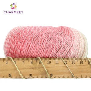 Fil à tricoter en <span class=keywords><strong>laine</strong></span> mélangée haute ténacité, effet arc-en-ciel, anti-boulochage, teint, pour châles au crochet - Product Image 5