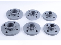 Brida integrada resistente a altas temperaturas Brida industrial de CPVC de una sola pieza para accesorios de tubería Resistente a productos químicos