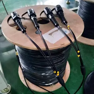 Latiguillo de fibra blindada ODVA LC Duplex Modo único TPU 5,0 MM Cable óptico 1 metro