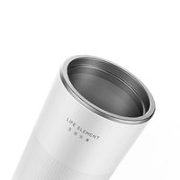 Mug à café électrique portable en acier inoxydable de 350 ml, alimenté par batterie, avec contrôle électronique de la température, isolation thermique de 12 à 24 heures pour