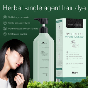 Hot bán duy nhất đại lý dầu gội đầu nhanh đen thẫm màu Thuốc nhuộm tóc không có PPD bán buôn Thuốc nhuộm tóc OEM/ODM thương hiệu Nhà sản xuất chuyên nghiệp - Product Image 3