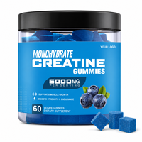 Gummies de créatine monohydrate OEM pour la croissance musculaire, la force, l'énergie, la préparation avant l'entraînement, l'endurance, la performance, la récupération, complément alimentaire pour adultes