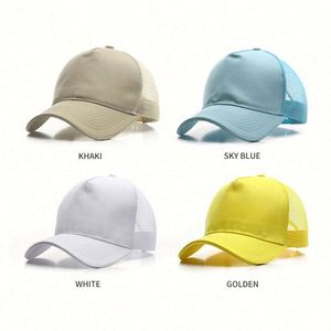 Gorra de Golf Beige y Verde al por Mayor, Unisex para Niños y Adultos, con Logotipo Bordado Personalizado, Gorras de Béisbol con Orificios Transpirables - Product Image 5