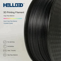 Filament PLA en fibre de carbone Hello3D 1,75 mm 1 kg, renforcé, haute résistance, matériau d'impression 3D, 190-220