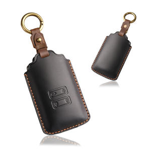 Étui à clés vintage adapté aux voitures Dongfeng Renault Koleos et Kadjar, nouveau modèle, housse de protection en cuir véritable avec boucle - Product Image 5